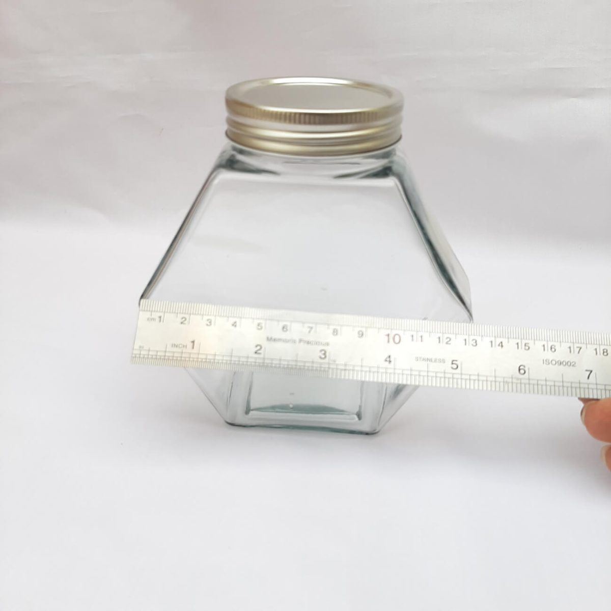 اندازه جار شیشه عسل یک کیلو کندو درب کانتینری