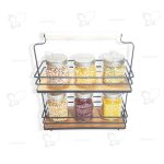 بانکه آشپزخانه شیشه ای نظم دهنده آشپزخانه کابینت به همراه استند آشپزخانه بانکه آشپزخانه شیشه ای نظم دهنده آشپزخانه کابینت به همراه استند آشپزخانه